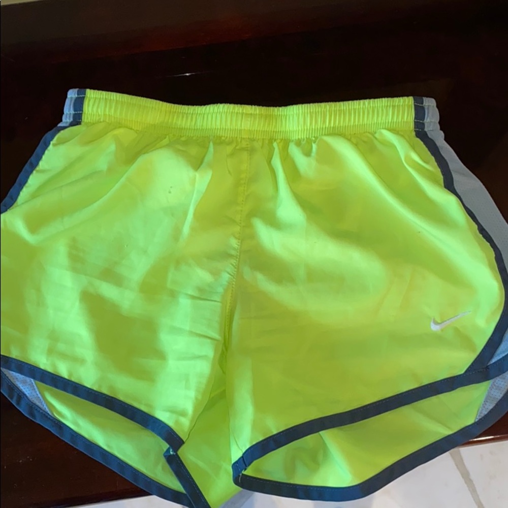 Neon/ grey Nike shorts